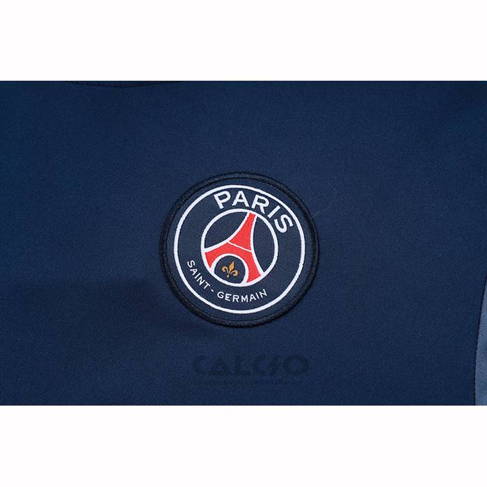 Tuta da Track Paris Saint-Germain Manica Corta 2025-2026 Blu - Pantaloncini